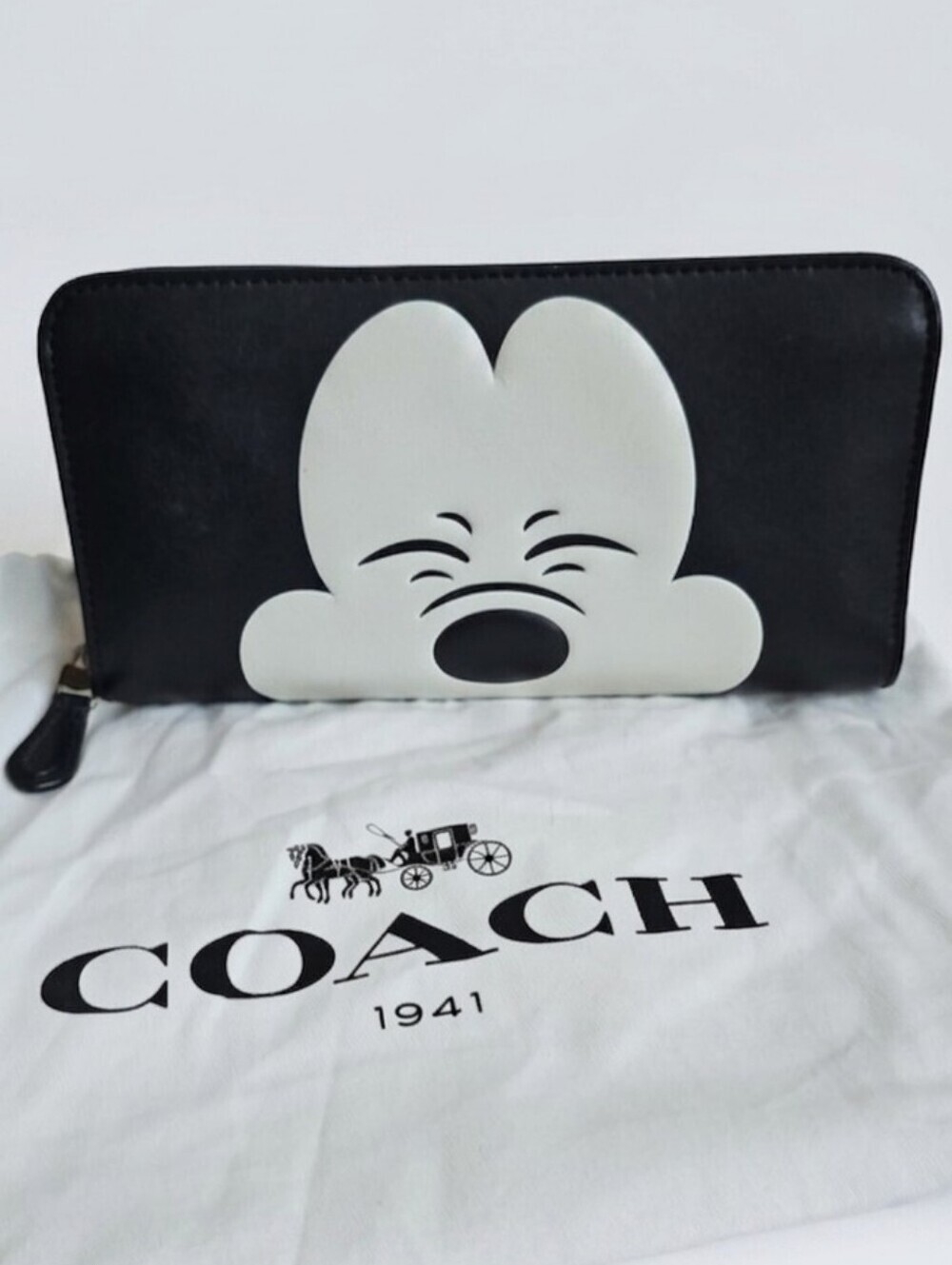 ​Disney x Coach 1941 Limited Edition Mickey Accordion Zip Wallet